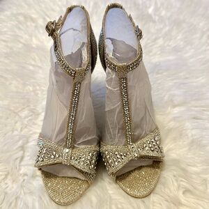 ⚡️FLASH SALE⚡️INC International Concepts Reesie2 Champagne🥂Rhinestone💫